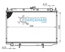 NİSSAN PRİMERA SU RADYATÖRÜ 1997 - 1999