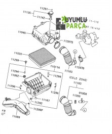 MİTSUBİSHİ L200 HAVA AKIŞ METRE 2006 -- 2011