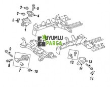 HYUNDAİ ELANTRA MOTOR TAKOZU 2011 -- 2015