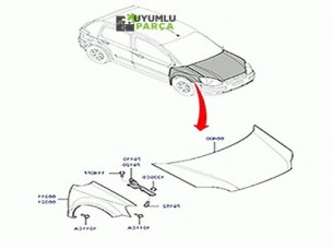 HYUNDAİ GETZ ÇAMURLUK ÖN SOL 2002 -- 2005