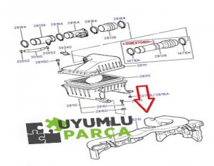 HYUNDAİ ACCENT HAVA FİLTRE HORTUMU 1995 -- 2000