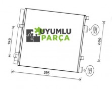 HYUNDAİ BLUE KLİMA RADYATÖRÜ 2012 - 2015