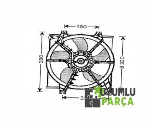 HYUNDAİ ACCENT KLİMA FANI 1995 - 2000