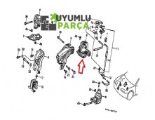 HONDA ACCORD MOTOR TAKOZU ARKA 1996 -- 1998