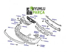 HYUNDAİ GETZ TAMPON DEMİRİ ÖN 2002 -- 2005