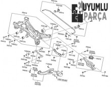 KİA SPORTAGE ARKA SALINCAK BURCU 2012 -- 2015