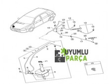 KİA CERATO SİLECEK SU DEPOSU 2004 -- 2006