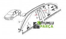 HONDA CİVİC DİREK BAKALİTİ SOL 1996 -- 2001