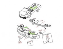 KİA BONGO TAMPON BRAKETİ ÖN SAG 2006 -- 2013