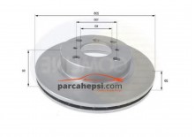 SUZUKİ BALENO FREN DİSKİ ÖN 1996 -- 2002