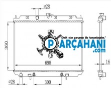 NİSSAN PRİMERA SU RADYATÖRÜ OTOMATİK 2003 - 2008