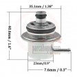 Hyundai Sonata Santa Fe Tucson / Kia Sportage Yakıt Basınç Regülatörü (1996-2010) 35301-38300