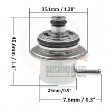 Hyundai Sonata Santa Fe Tucson / Kia Sportage Yakıt Basınç Regülatörü (1996-2010) 35301-38300