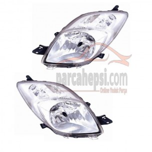 Toyota Yaris Ön Far Lambası Sağ Sol 81130-52580 81170-52570 (2006-2009)