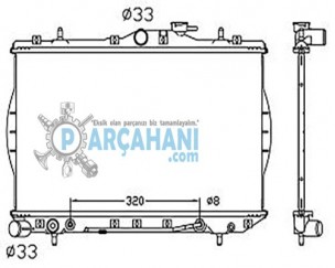 HYUNDAİ ACCENT SU RADYATÖRÜ OTOMATİK 1995 - 2000