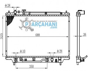 MAZDA 323 SU RADYATÖRÜ OTOMATİK 1995 - 1998 