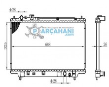 MAZDA 323 SU RADYATÖRÜ 1995 - 1997