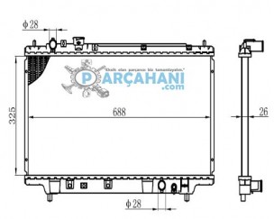 MAZDA 323 SU RADYATÖRÜ 1995 - 1997