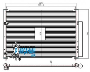 TOYOTA AURİS KLİMA RADYATÖRÜ 2007 - 2011