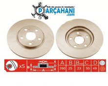 TOYOTA AVENSİS FREN DİSKİ ÖN 1998 - 1999
