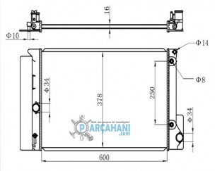 TOYOTA COROLLA SU RADYATÖRÜ DİZEL 2002 - 2007