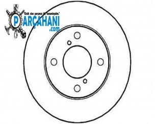 HONDA CİVİC FREN DİSKİ  ÖN 1988 - 1991