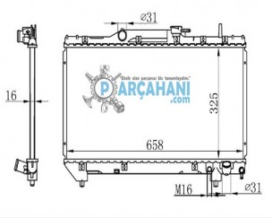 TOYOTA CORONA SU RADYATÖRÜ 1992 - 1996