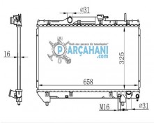 TOYOTA CARİNA SU RADYATÖRÜ 1997 - 1998