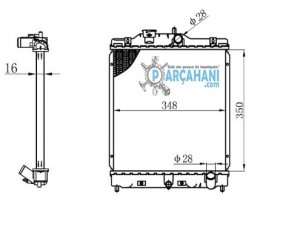 HONDA CİVİC SU RADYATÖRÜ 1996 - 2001