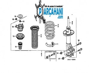 HONDA CİVİC AMORTİSÖR ÖN SOL 2007 - 2009
