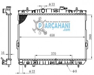 HYUNDAİ ELANTRA SU RADYATÖRÜ OTOMATİK 2000 - 2006