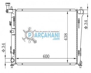HYUNDAİ ELANTRA SU RADYATÖRÜ 2011 - 2015