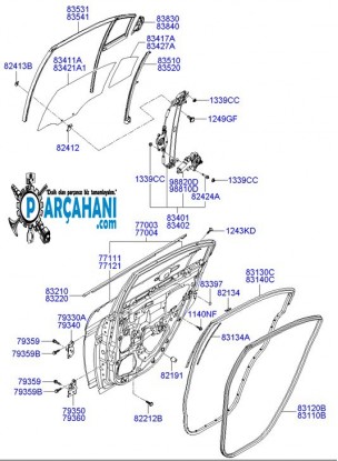 HYUNDAİ ERA KAPI ARKA SAG 2006 - 2011