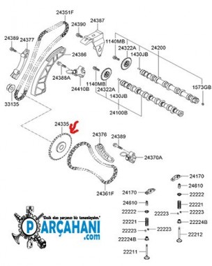 HYUNDAİ İ20 POMPA DİŞLİSİ 2008 - 2012