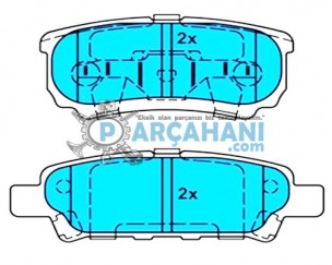 MİTSUBİSHİ LANCER BALATA ARKA 2008 - 2012