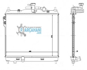 HYUNDAİ GETZ SU RADYATÖRÜ OTOMATİK 2002 - 2005