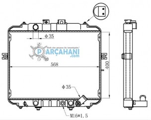 HYUNDAİ H100 SU RADYATÖRÜ 1994 - 2008