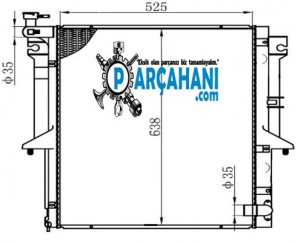 MİTSUBİSHİ L200 SU RADYATÖRÜ 2006 - 2011