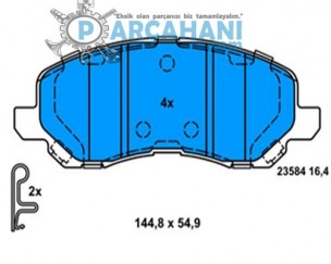 MİTSUBİSHİ LANCER BALATA ÖN 2008 - 2012