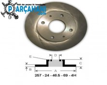 HYUNDAİ MATRİX FREN DİSKİ ÖN 2006 - 2010