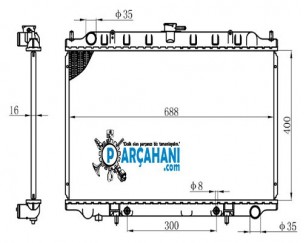NİSSAN MAXİMA SU RADYATÖRÜ 1994 - 2000