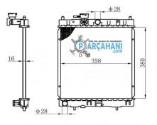 NİSSAN MİCRA SU RADYATÖRÜ 1998 - 2002