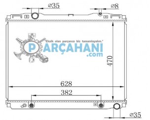 KİA SORENTO SU RADYATÖRÜ 2002 - 2006