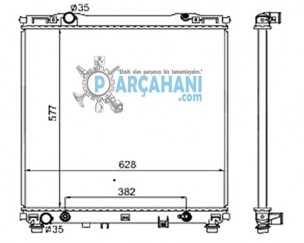 KİA SORENTO SU RADYATÖRÜ 2006 - 2010