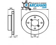 SUZUKİ SWİFT FREN DİSKİ ÖN 1997 - 2004