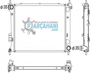 HYUNDAİ İ20 SU RADYATÖRÜ DİZEL 2008 - 2012