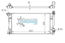 TOYOTA AVENSİS SU RADYATÖRÜ 2006 - 2009