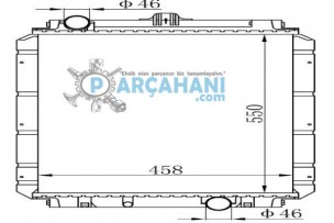 MİTSUBİSHİ CANTER SU RADYATÖRÜ 1990 - 1997
